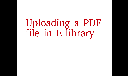 How to upload a PDF file